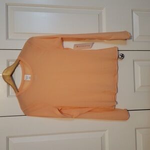 Athleta Long Sleeve Mesh Blouse